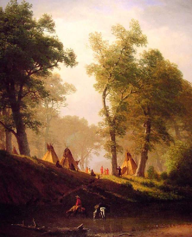 Albert Bierstadt The Wolf River oil painting image